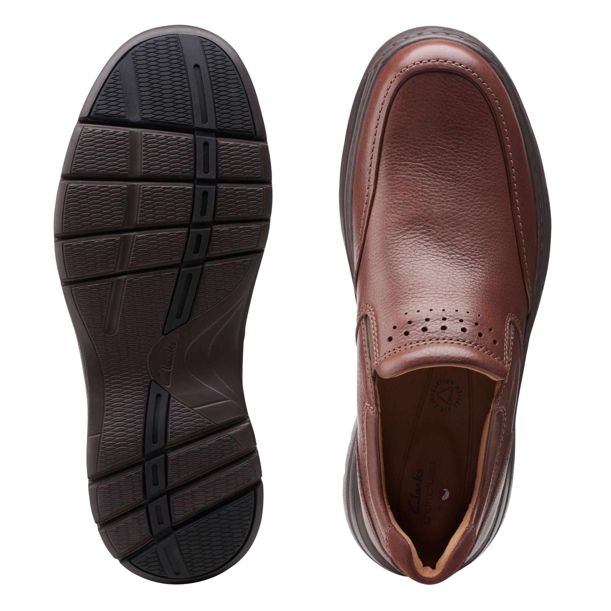 Clarks Men's Un Brawley Step Leather Shoe - Hiline Sport -