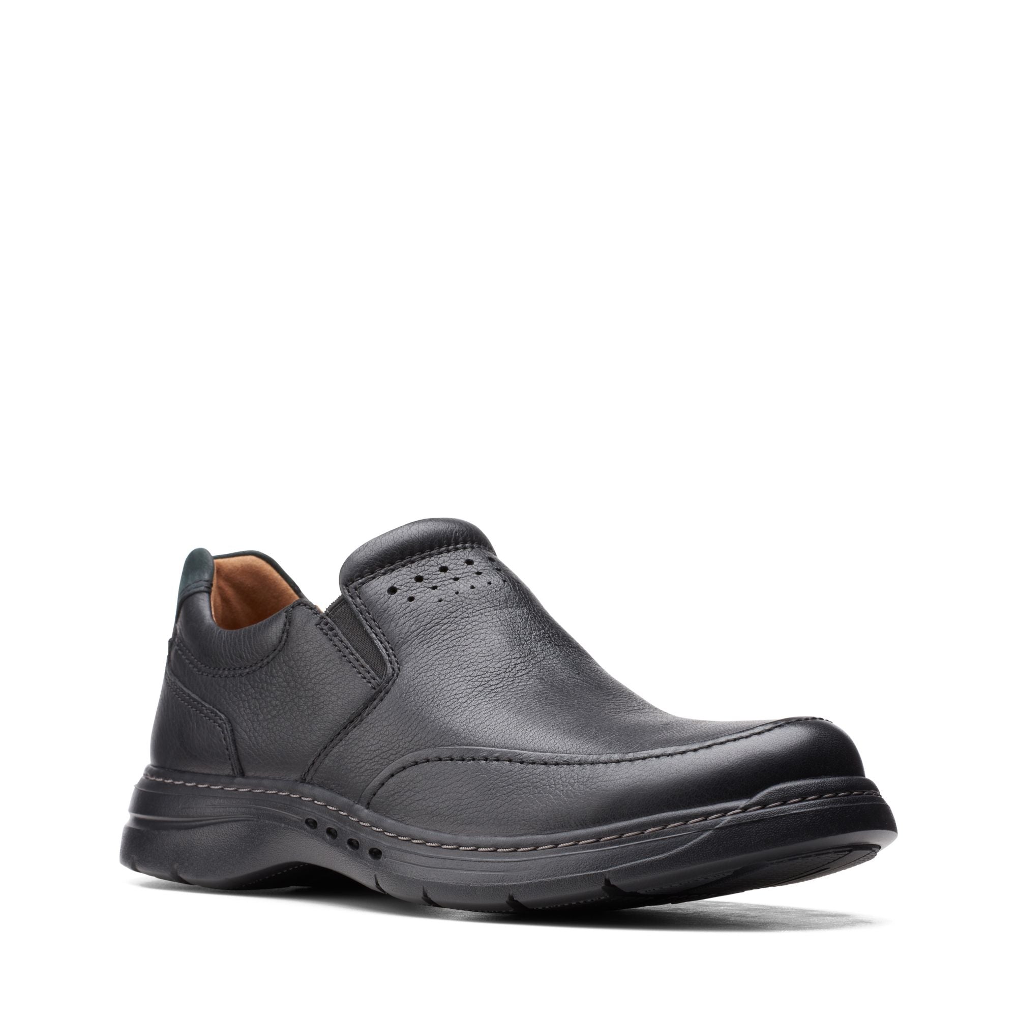 Clarks Men's Un Brawley Step Leather Shoe - Hiline Sport -