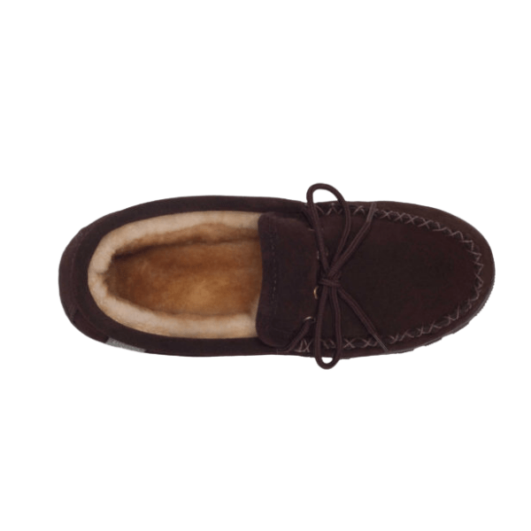 Cloud Nine Sheepskin Men s Sheepskin Moccasin Black 9