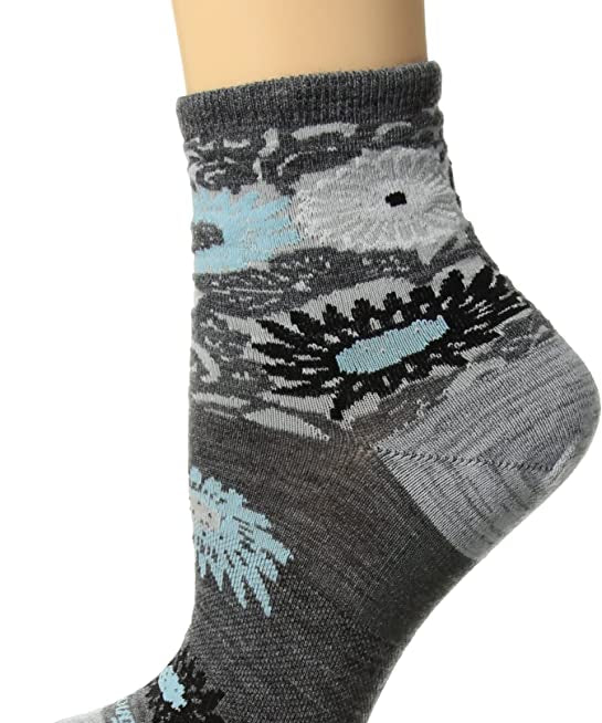 Darn Tough Women's Floral Shorty Light Socks - Hiline Sport -