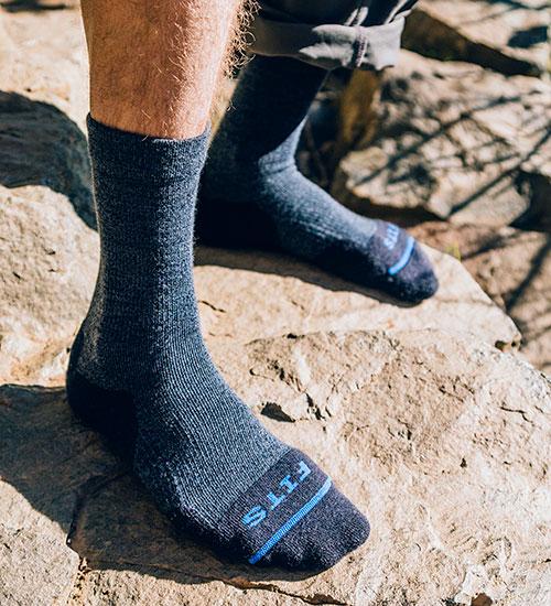 Fits Men's Light Hiker Crew Sock - Hiline Sport -