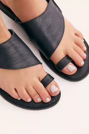 Free People Women's Sant Antoni Slide Leather Sandal - Hiline Sport -