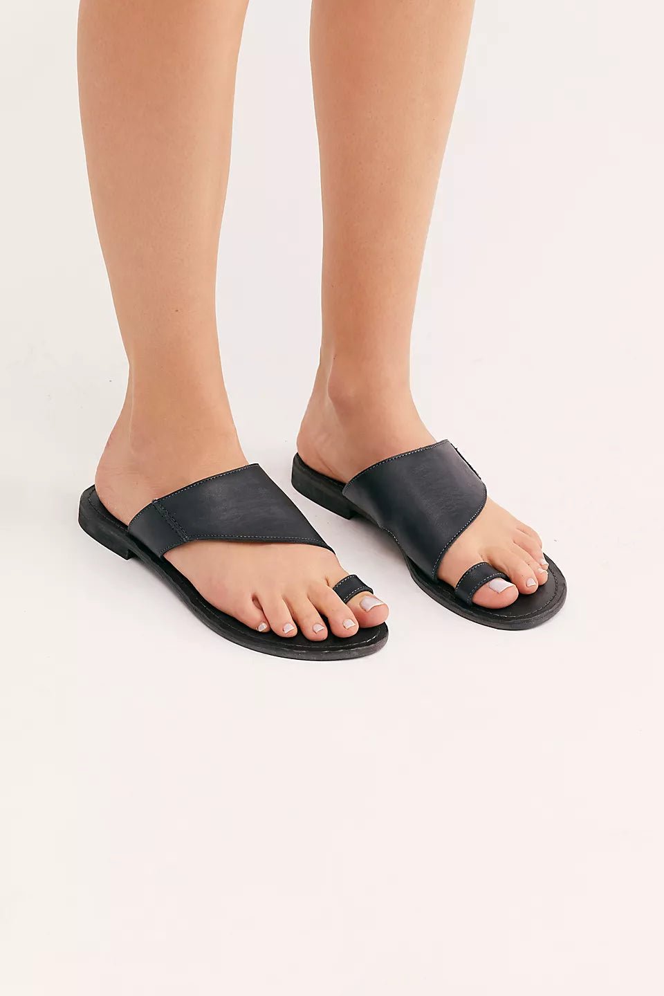 Free People Women's Sant Antoni Slide Leather Sandal - Hiline Sport -