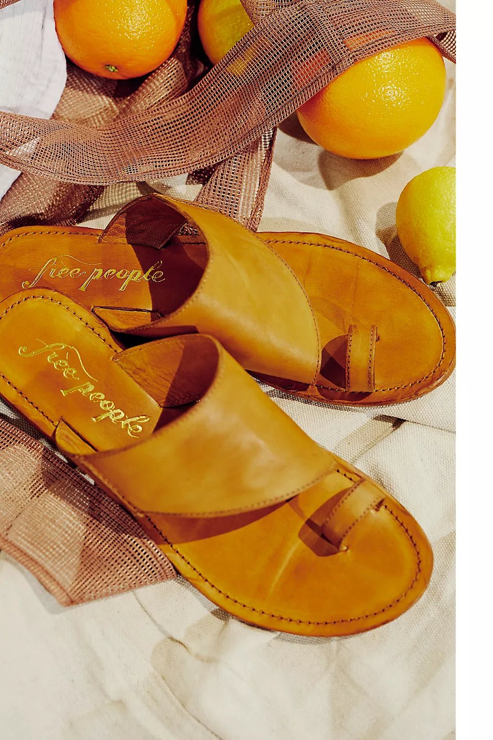 Free People Women's Sant Antoni Slide Leather Sandal - Hiline Sport -