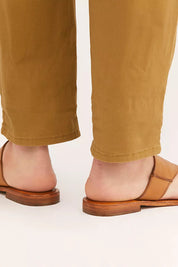 Free People Women's Sant Antoni Slide Leather Sandal - Hiline Sport -