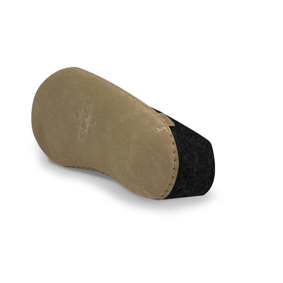 Glerups Unisex Natural Wool with Leather Sole Shoe - Hiline Sport -