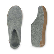 Glerups Unisex Natural Wool with Leather Sole Shoe - Hiline Sport -