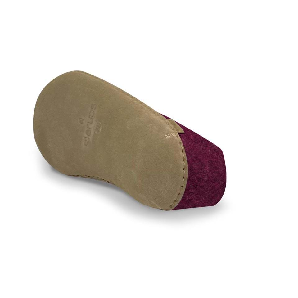 Glerups Unisex Natural Wool with Leather Sole Shoe - Hiline Sport -