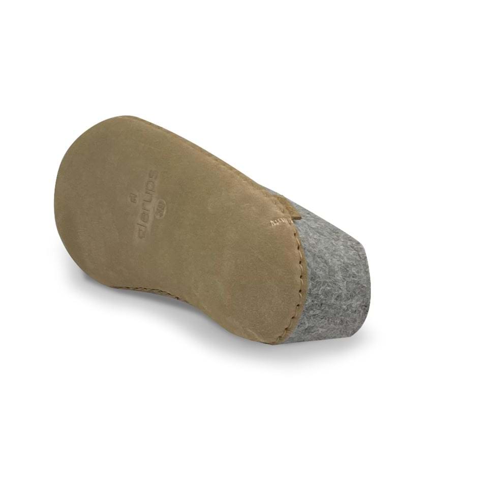 Glerups Unisex Natural Wool with Leather Sole Shoe - Hiline Sport -