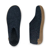 Glerups Unisex Natural Wool with Leather Sole Shoe - Hiline Sport -