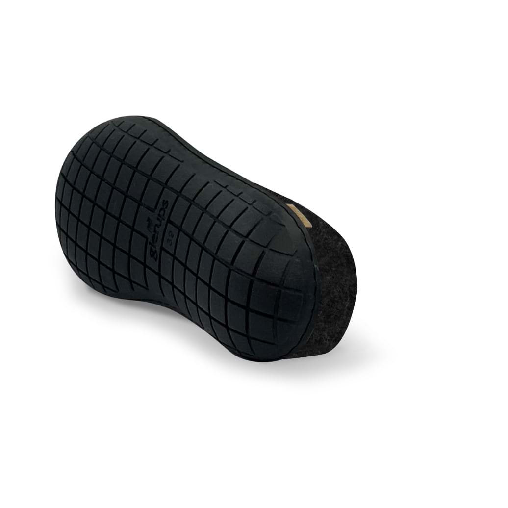 Glerups Unisex Natural Wool with Natural Rubber Sole Slip-On - Hiline Sport -