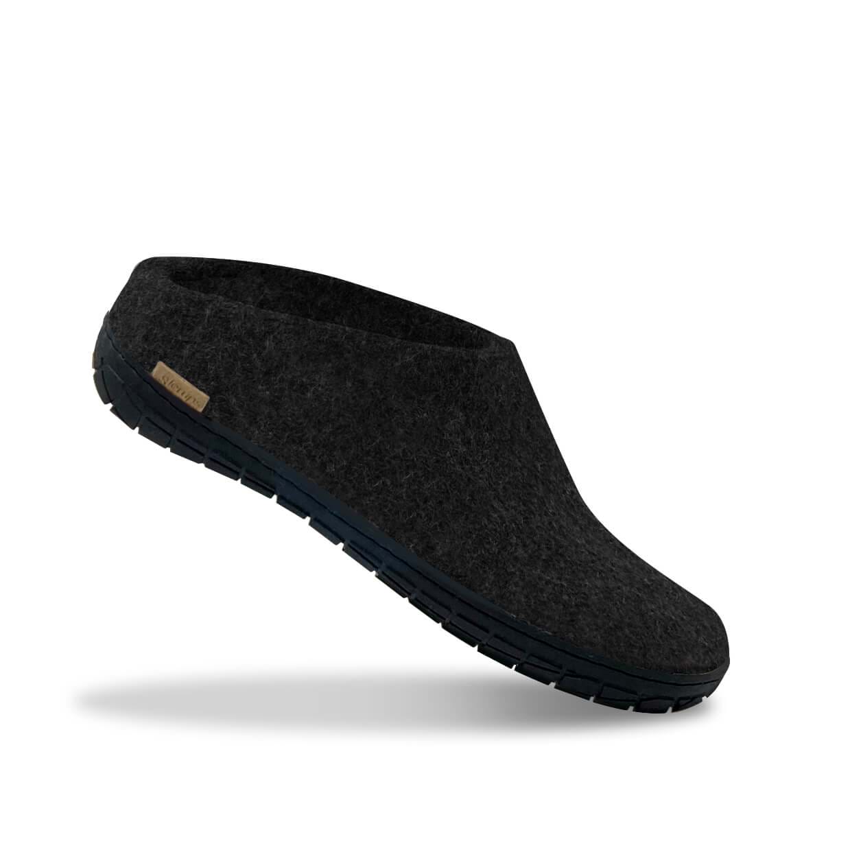 Glerups Unisex Natural Wool with Natural Rubber Sole Slip-On - Hiline Sport -