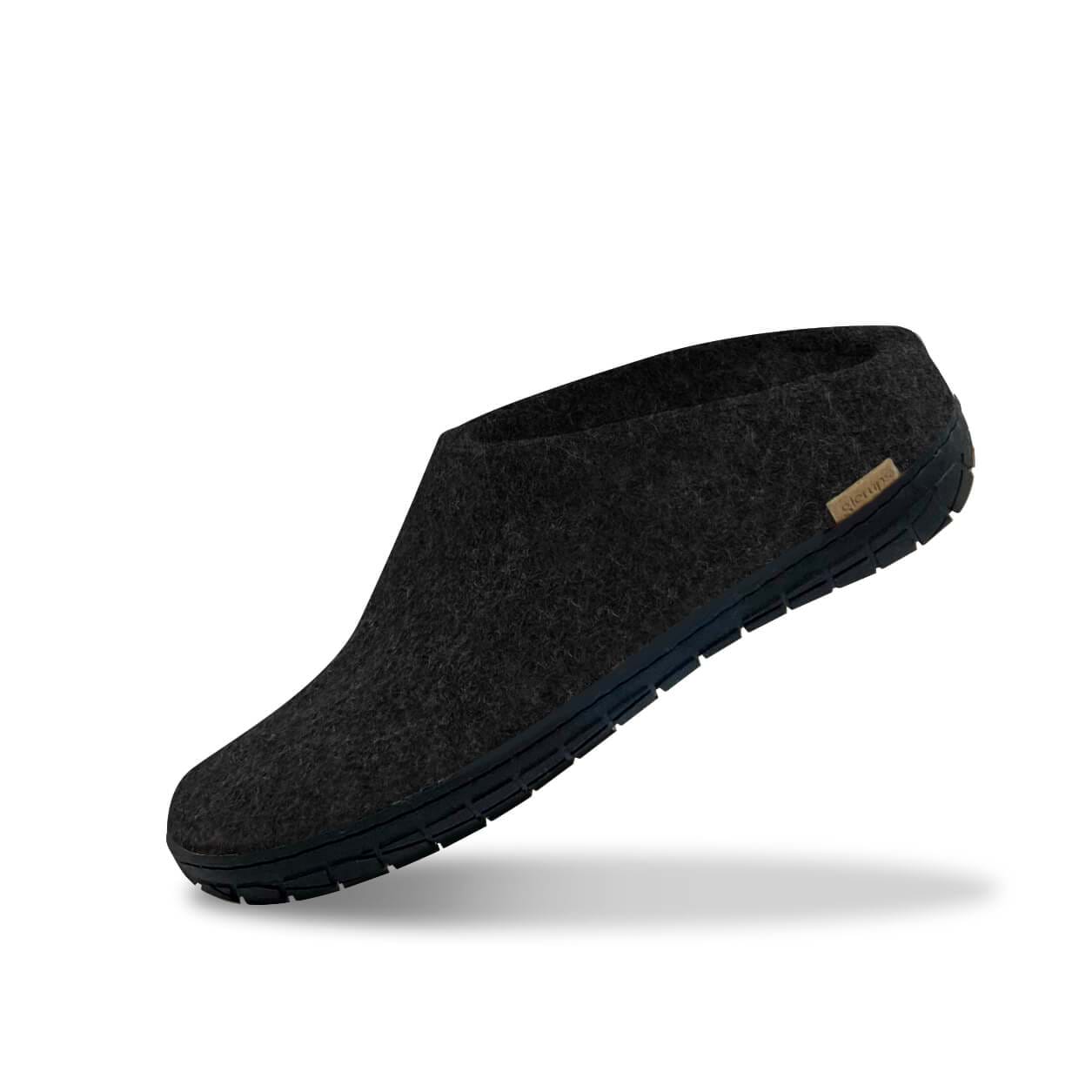 Glerups Unisex Natural Wool with Natural Rubber Sole Slip-On - Hiline Sport -