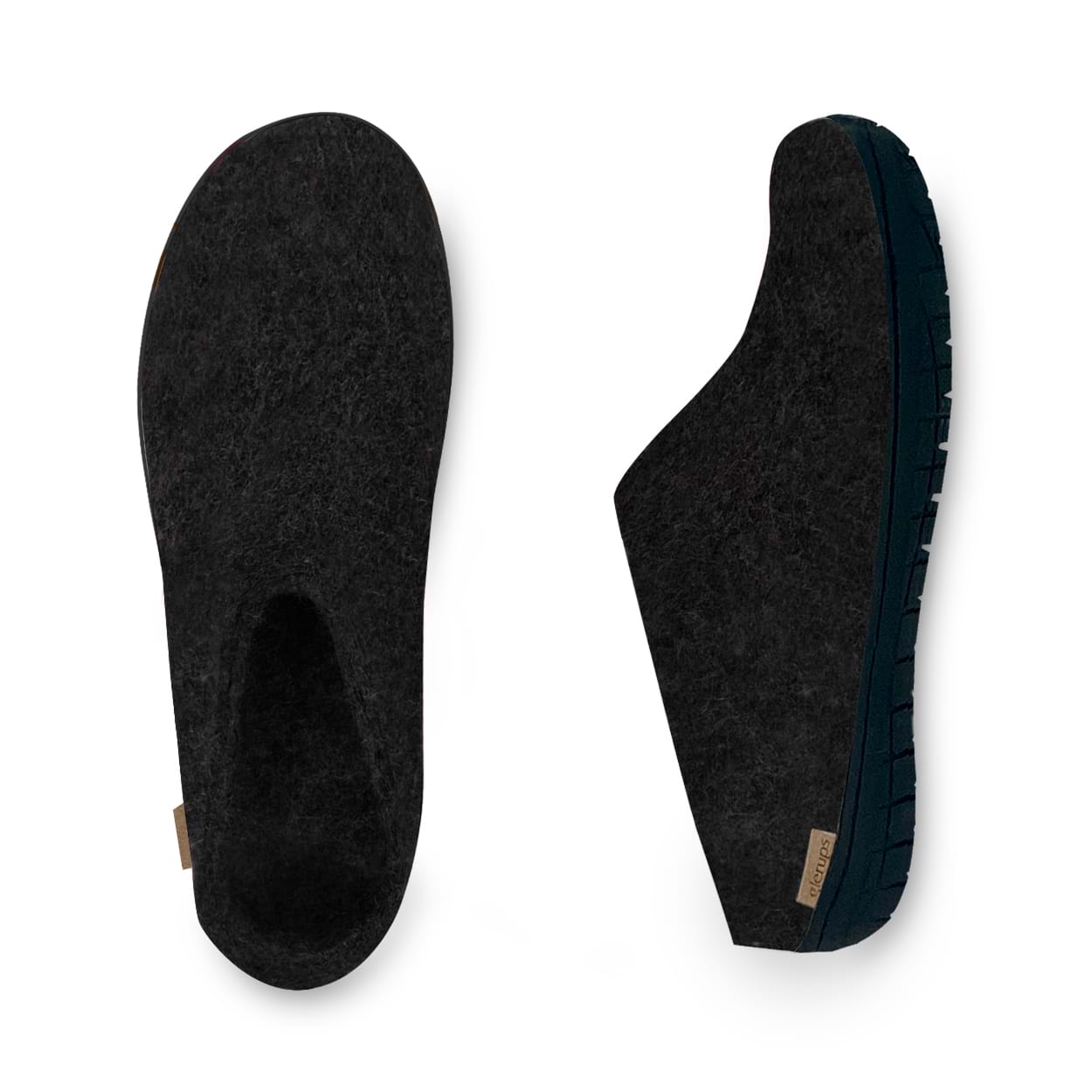 Glerups Unisex Natural Wool with Natural Rubber Sole Slip-On - Hiline Sport -