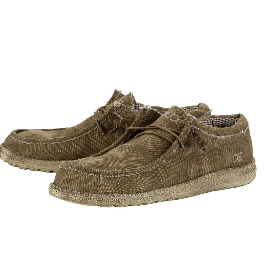 Hey Dude Men's Wally Canvas Shoes - Hiline Sport -
