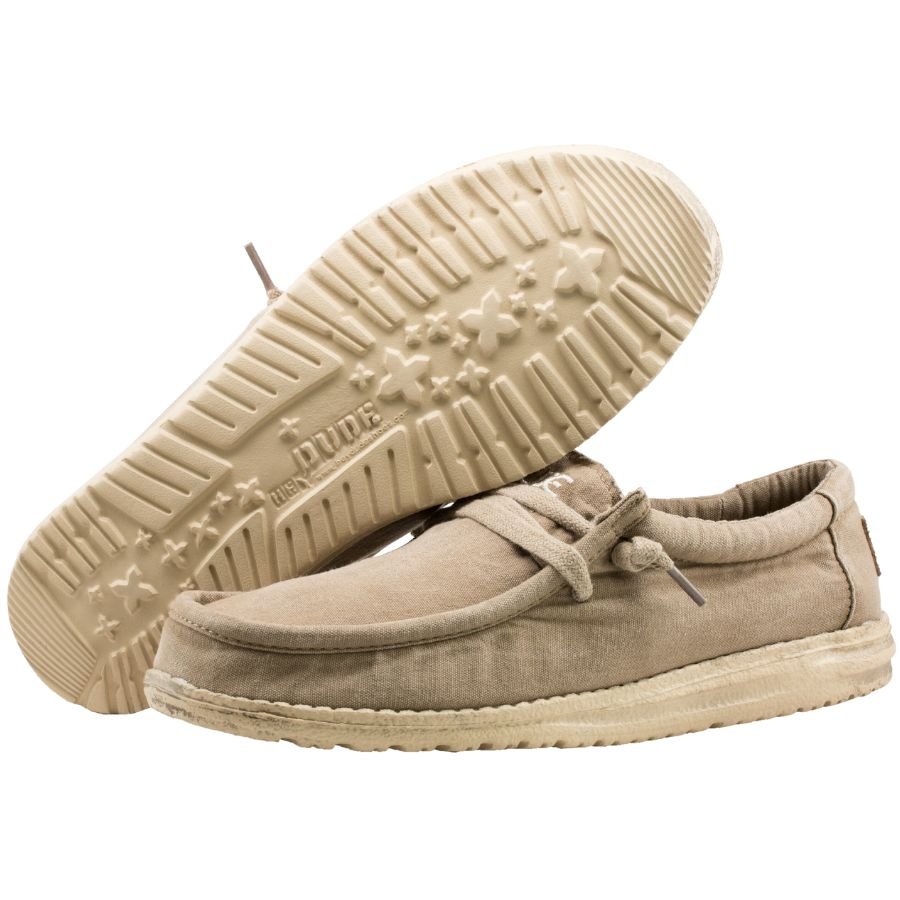 Hey Dude Men's Wally L Washed Shoes - Hiline Sport -