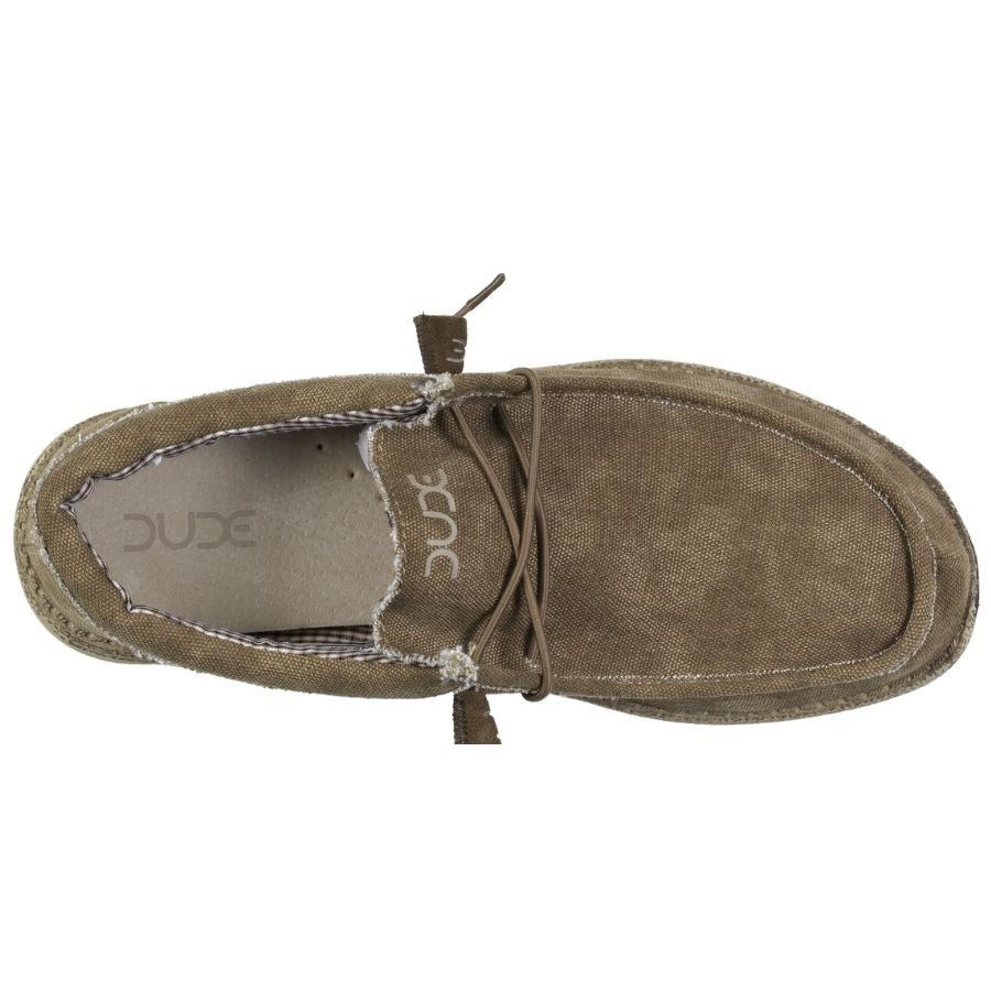 Hey Dude Men's Wally L Washed Shoes - Hiline Sport -