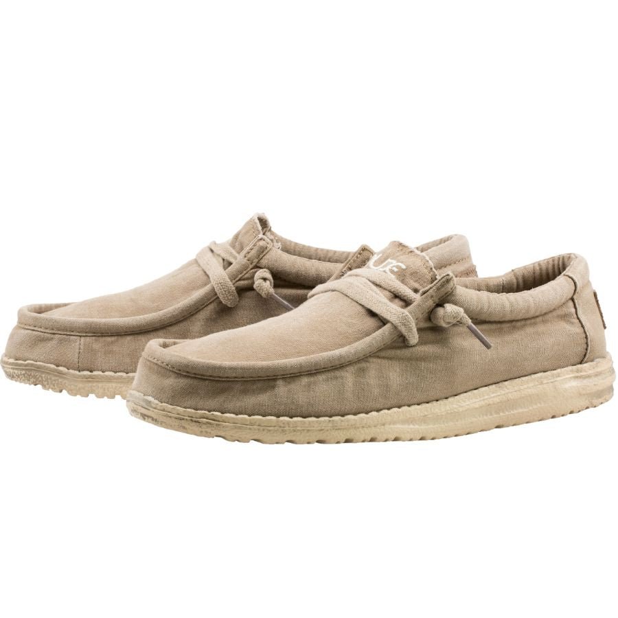 Hey Dude Men's Wally L Washed Shoes - Hiline Sport -