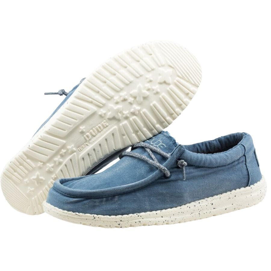 Hey Dude Men's Wally L Washed Shoes - Hiline Sport -