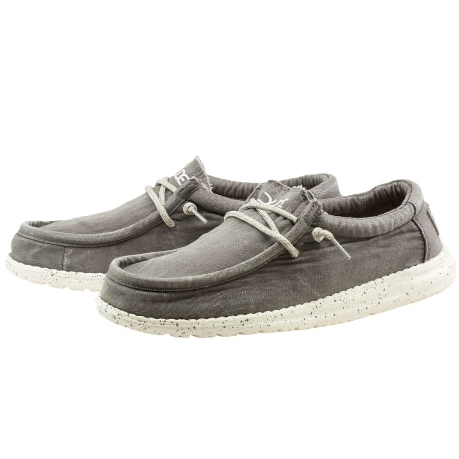 Hey Dude Men's Wally L Washed Shoes - Hiline Sport -