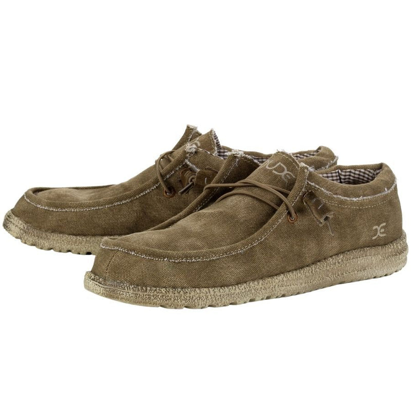 Hey Dude Men's Wally L Washed Shoes - Hiline Sport -