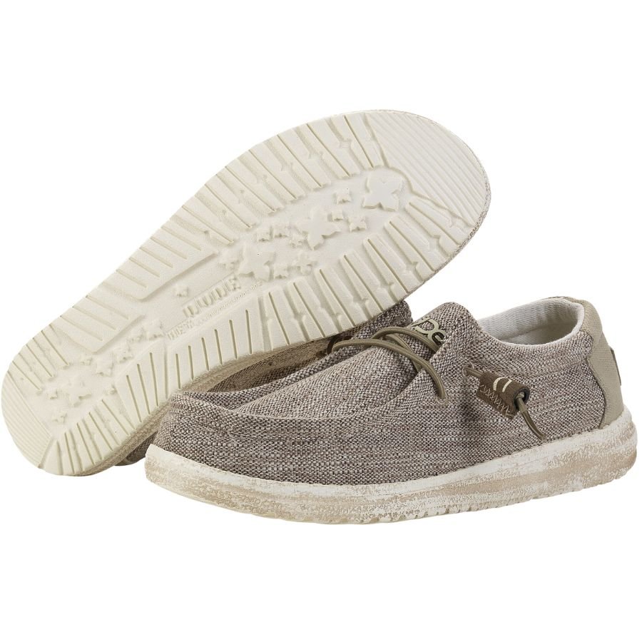 Hey Dude Men's Wally Woven Loafer Shoes - Hiline Sport -