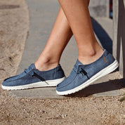 Hey Dude Women's Wendy Chambray Shoes - Hiline Sport -
