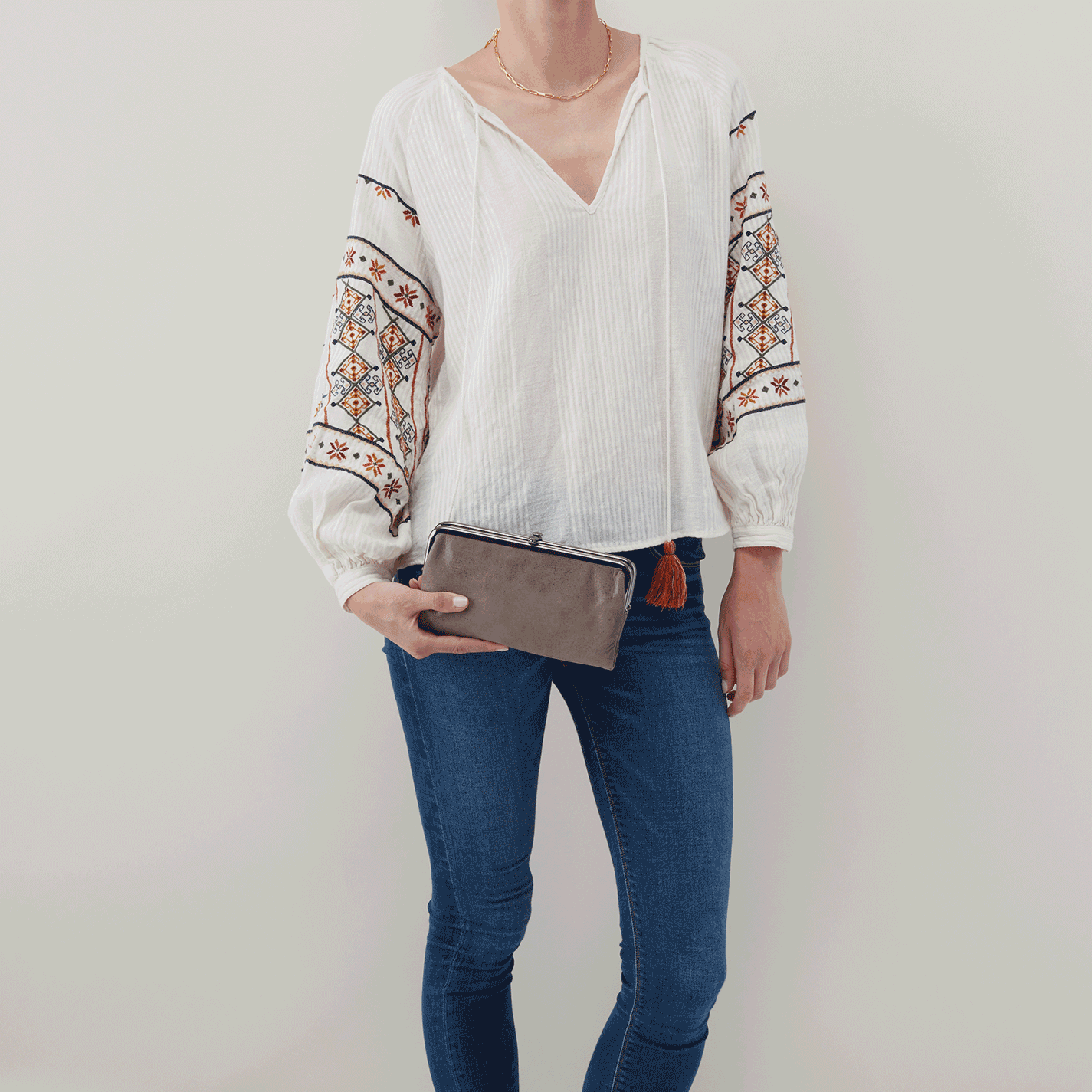 Hobo Lauren Leather Clutch Wallet - Hiline Sport -