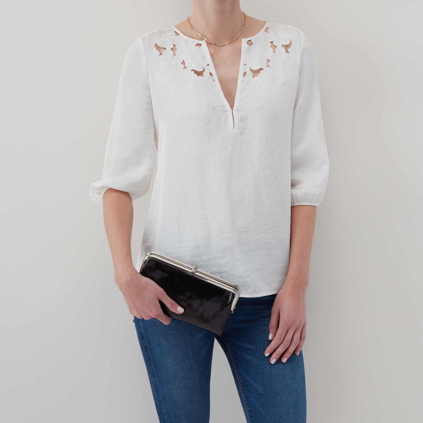 Hobo Lauren Leather Clutch Wallet - Hiline Sport -