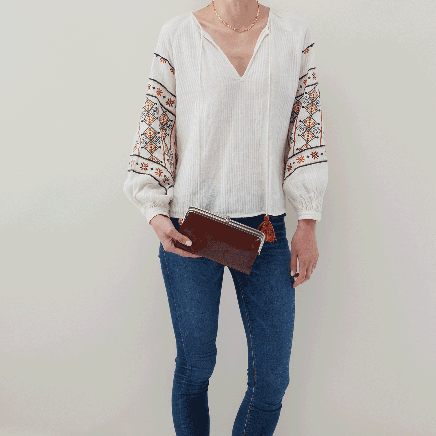Hobo Lauren Leather Clutch Wallet - Hiline Sport -