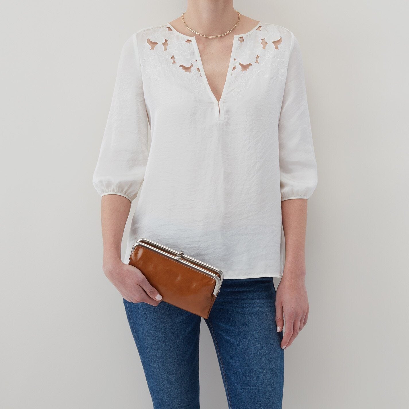 Hobo Lauren Leather Clutch Wallet - Hiline Sport -