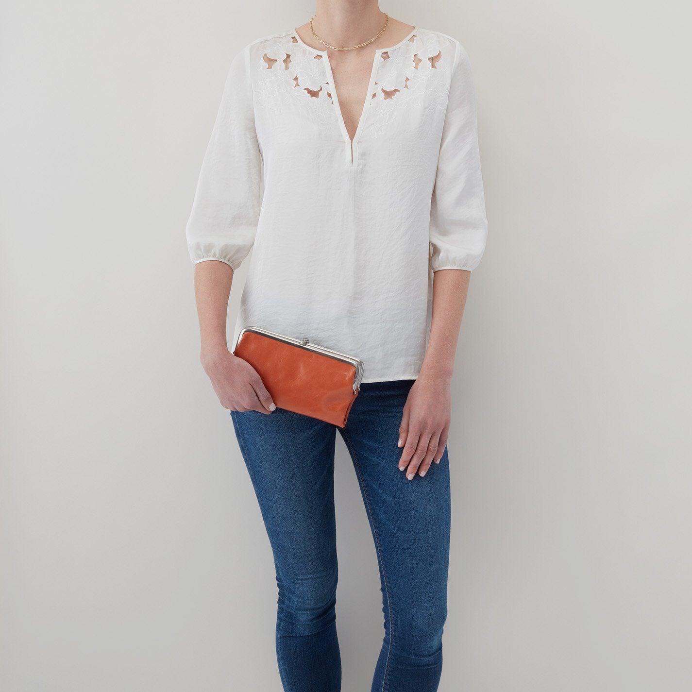 Hobo Lauren Leather Clutch Wallet - Hiline Sport -