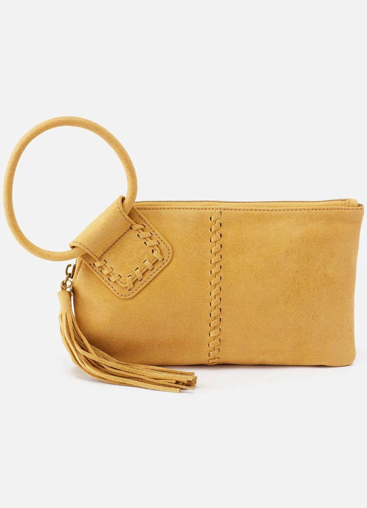 Hobo Sable Leather Clutch Wristlet - Hiline Sport -