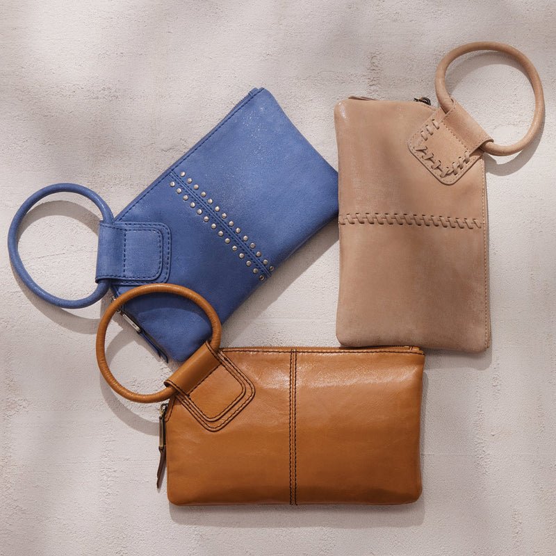 Hobo Sable Leather Clutch Wristlet - Hiline Sport -