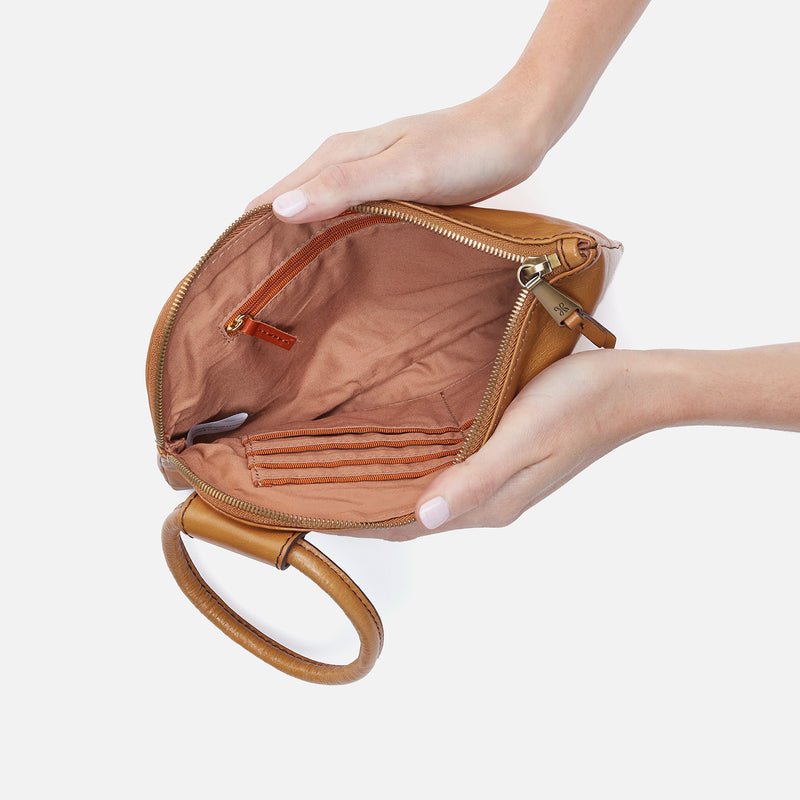 Hobo Sable Leather Clutch Wristlet - Hiline Sport -