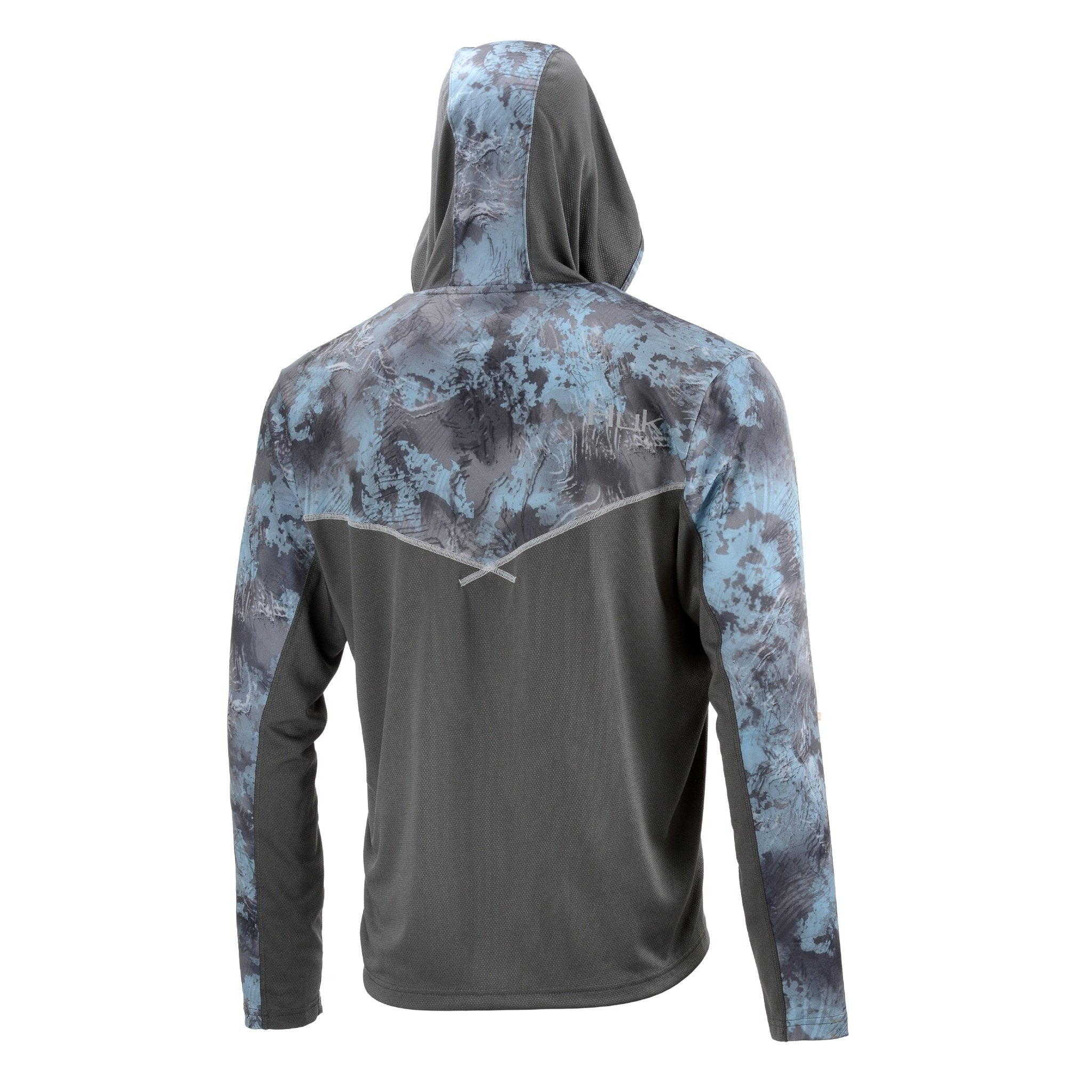 Huk Male ICON X Camo Hoodie Subphantis Glacier - Hiline Sport -