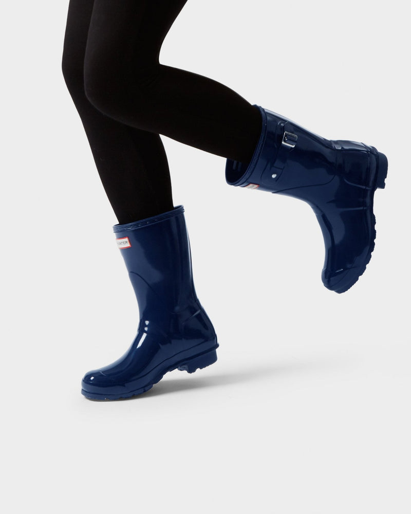 Hunter Women's Original Short Gloss Rain Boot - Hiline Sport -