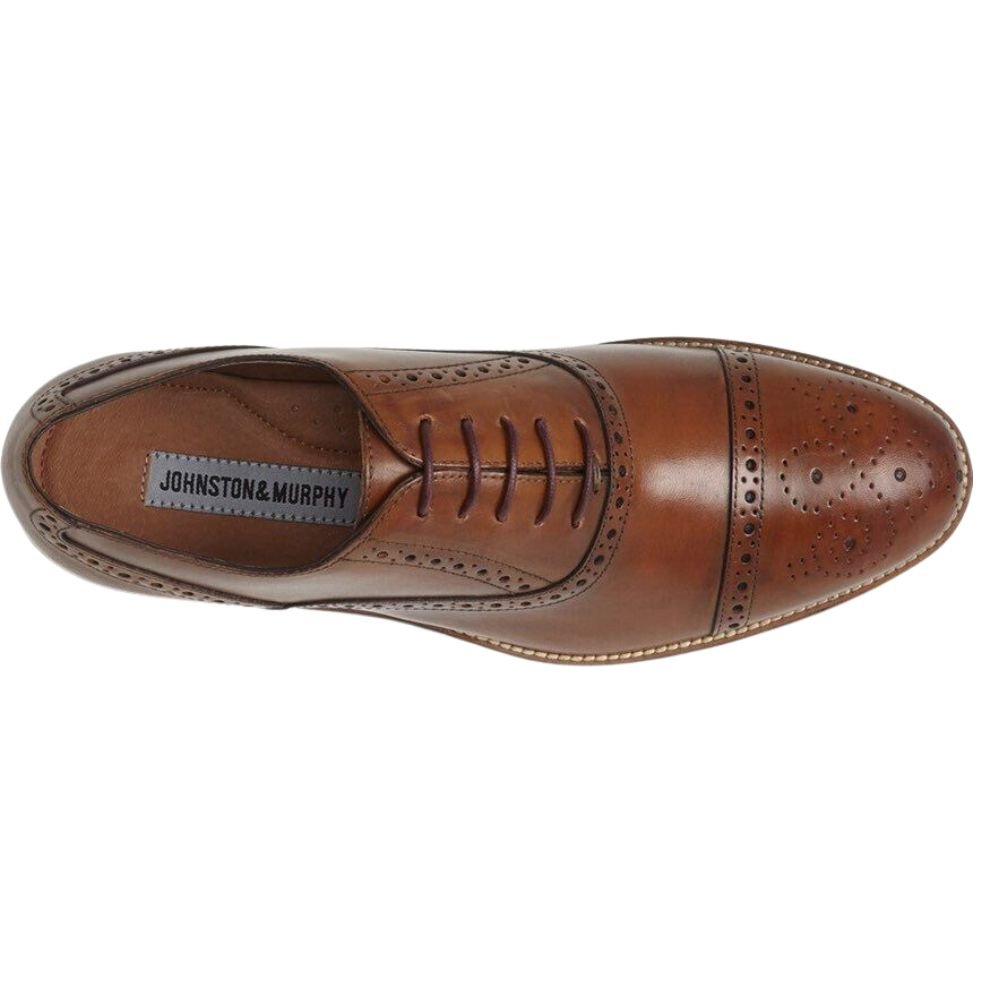 Johnston Murphy Men's Conard Cap Toe Shoe - Hiline Sport -