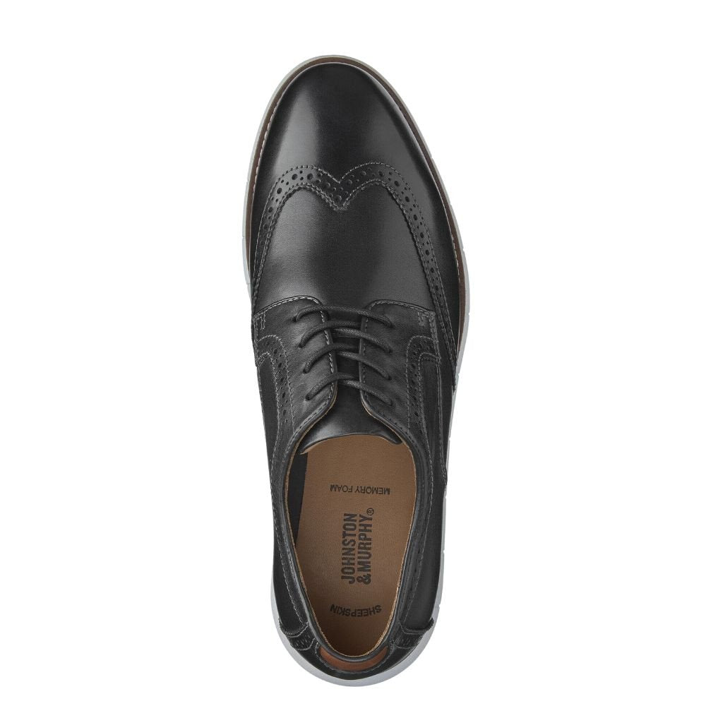 Johnston & Murphy Men's Holden Wingtip Leather Shoe - Hiline Sport -
