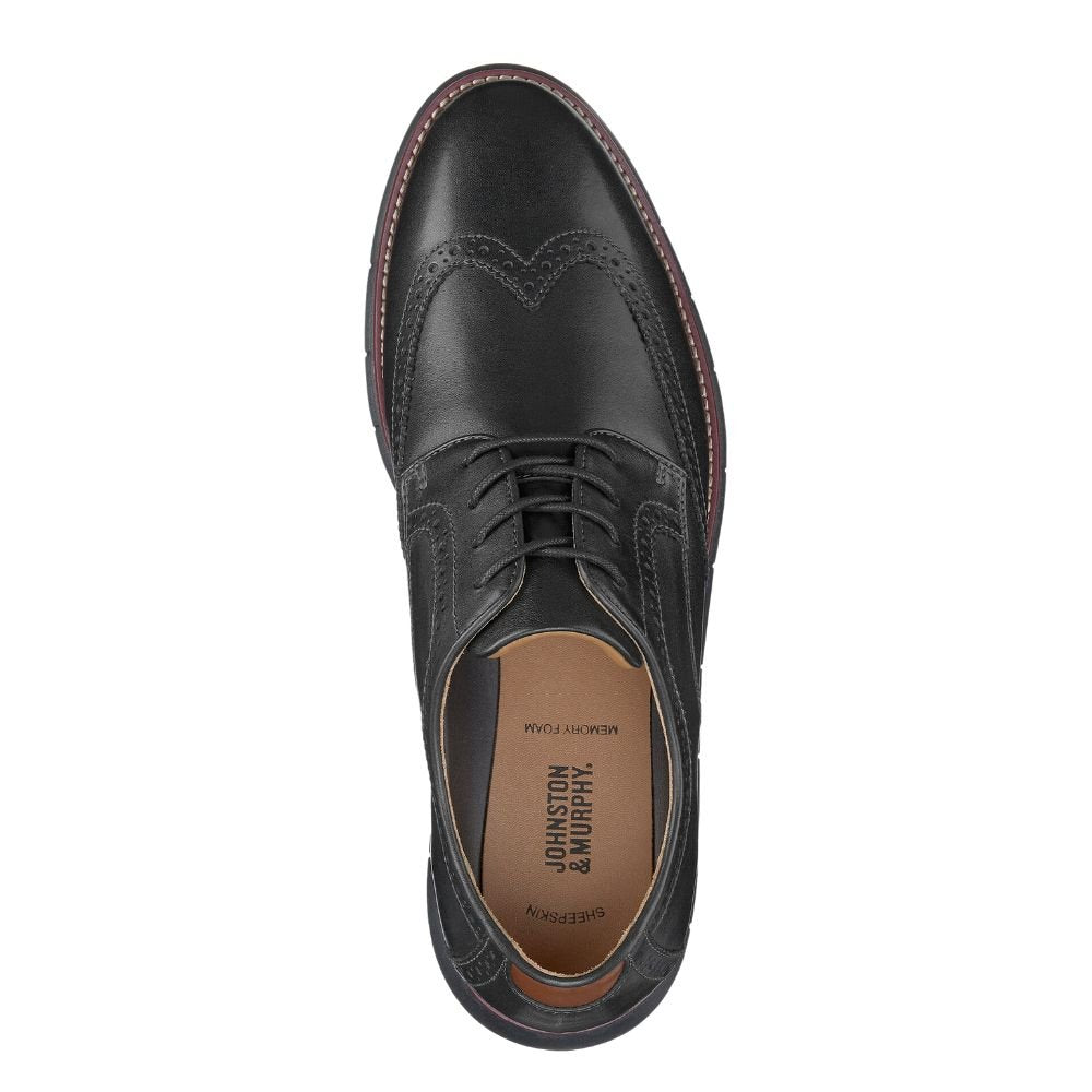 Johnston & Murphy Men's Holden Wingtip Leather Shoe - Hiline Sport -