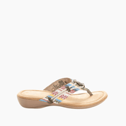Minnetonka Women's Cortec Fabric Thong Sandals - Hiline Sport -