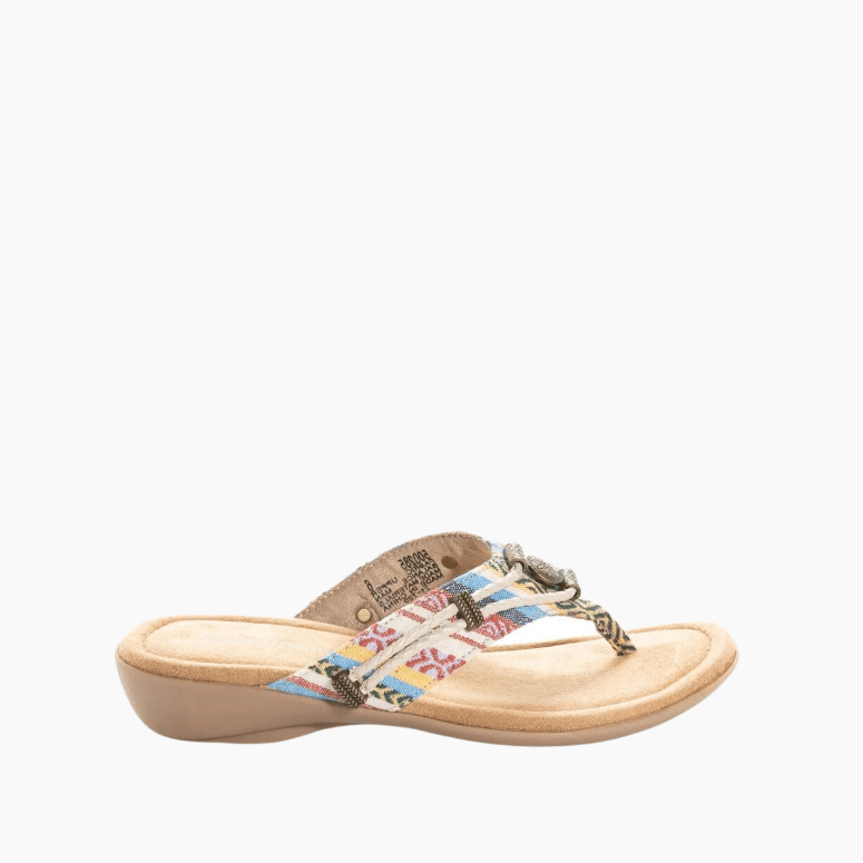 Minnetonka Women's Cortec Fabric Thong Sandals - Hiline Sport -