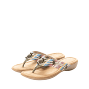Minnetonka Women's Cortec Fabric Thong Sandals - Hiline Sport -