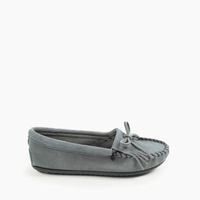 Minnetonka Women's Kilty Hardsole Moccasin Shoe - Hiline Sport -