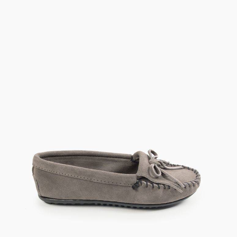 Minnetonka Women's Kilty Hardsole Moccasin Shoe - Hiline Sport -
