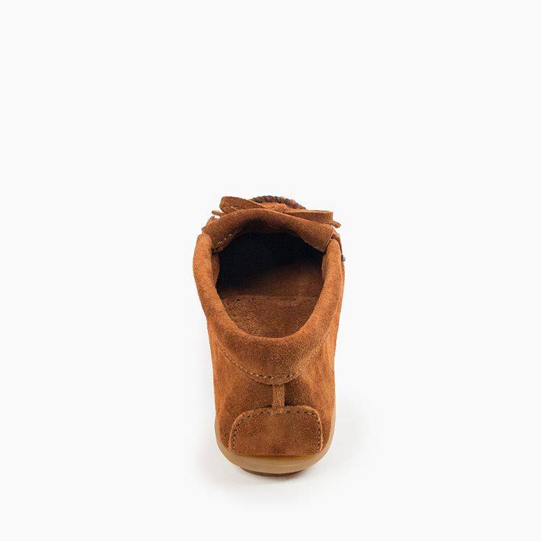 Minnetonka Women's Kilty Hardsole Moccasin Shoe - Hiline Sport -