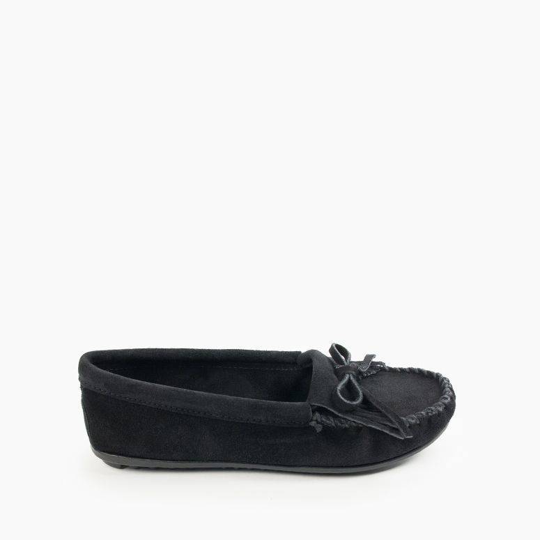 Minnetonka Women's Kilty Hardsole Moccasin Shoe - Hiline Sport -