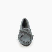 Minnetonka Women's Kilty Hardsole Moccasin Shoe - Hiline Sport -
