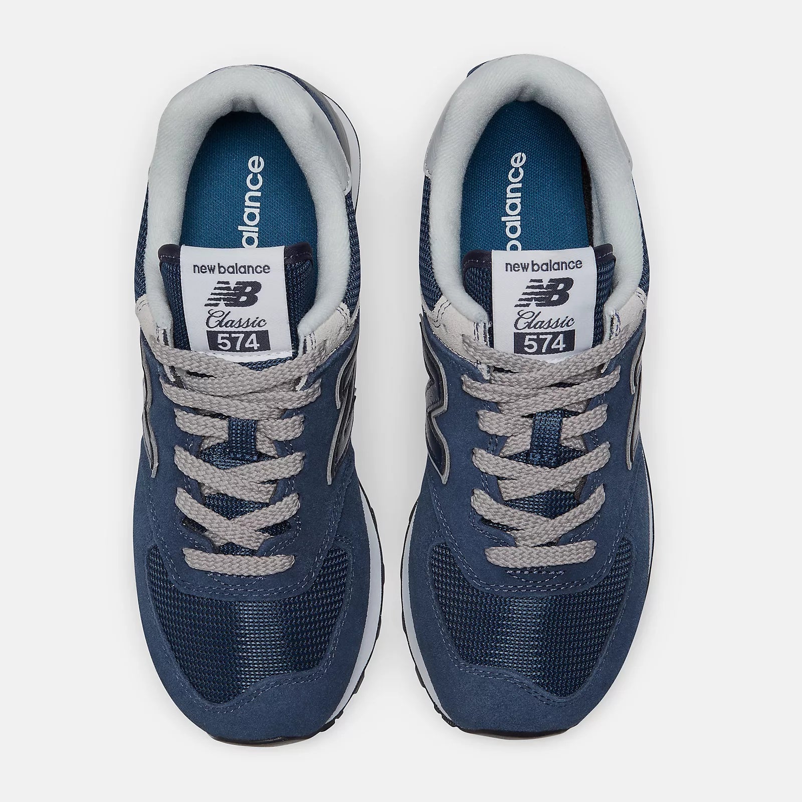 New Balance Women's 574 Core Lifestyle Sneaker Navy with White