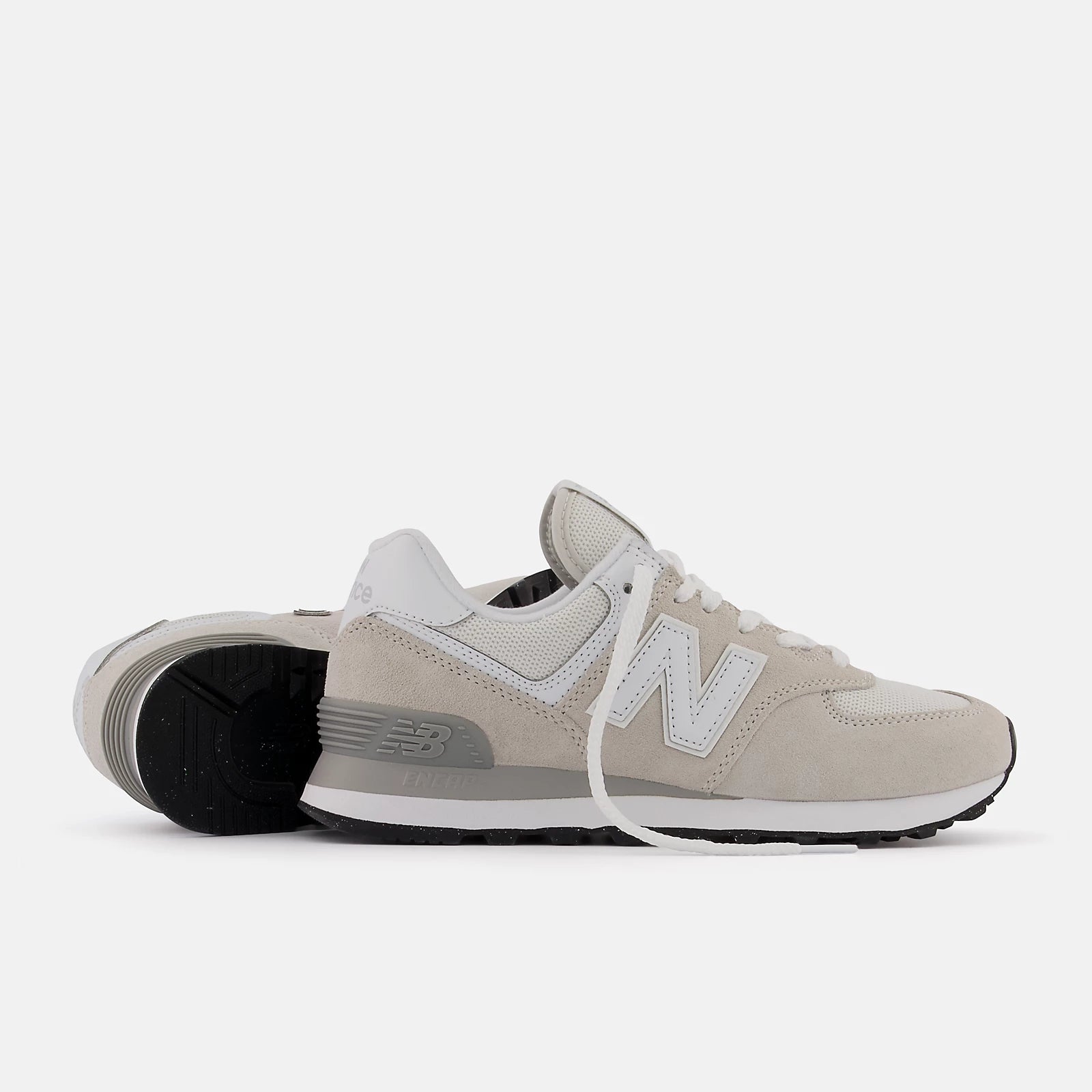 New Balance Women s 574 Core Black White Size 11